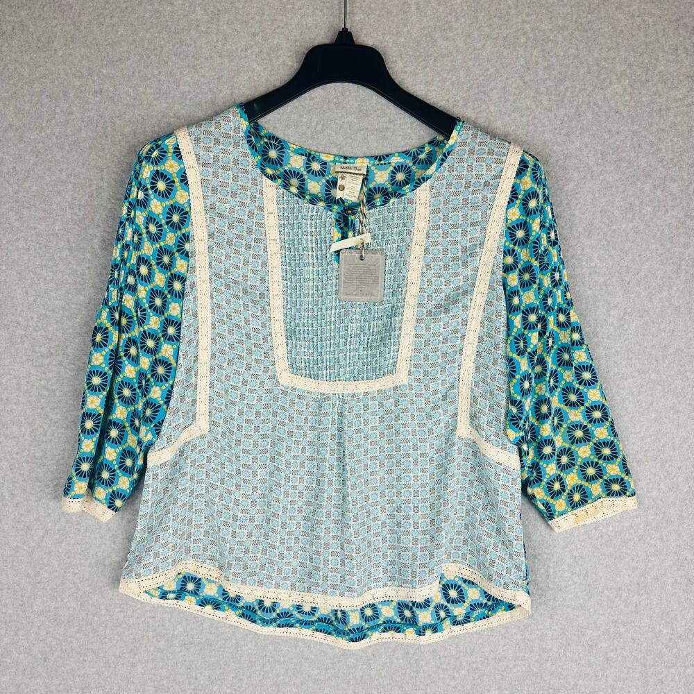 New Matilda Jane Womans Sz Large Blouse Long Sleeve 3/4 Sleeve NWT - Picture 3 of 12